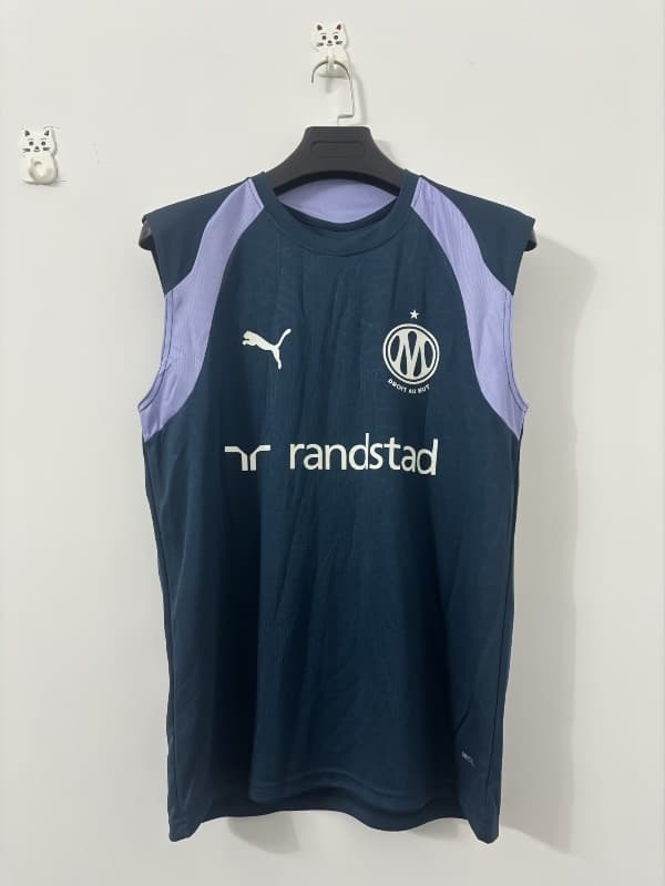 AAA(Thailand) Marseilles 26/27 Training Vest Soccer Jersey 03