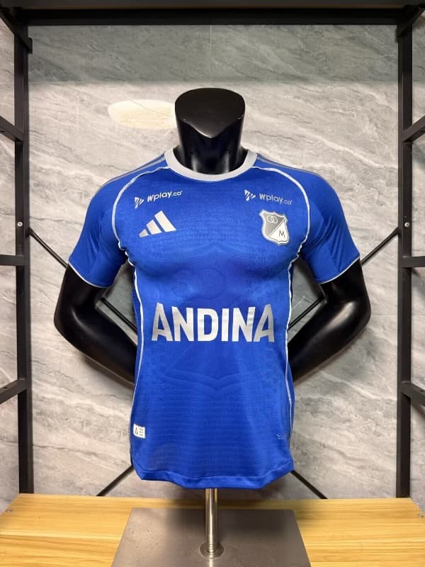 AAA(Thailand) Millonarios 2026 Home Soccer Jersey (Player) AAA(Thailand) Millonarios 2026 Home Soccer Jersey (Player)