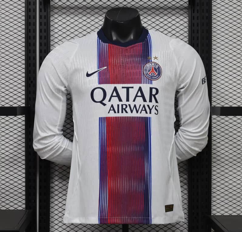 AAA(Thailand) Paris St Germain 26/27 Away Long Sleeve Soccer Jersey (Player)