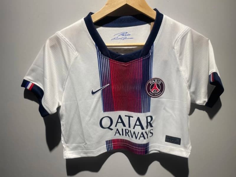 AAA(Thailand) Paris St Germain 26/27 Away Women Cropped Soccer Jersey
