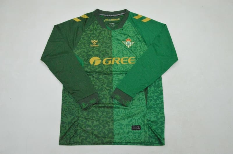 AAA(Thailand) Real Betis 26/27 Away Long Sleeve Soccer Jersey