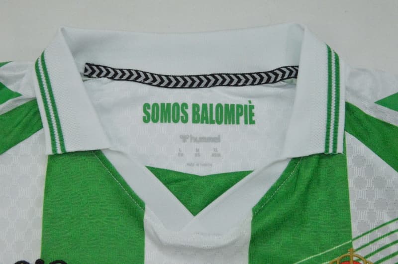 AAA(Thailand) Real Betis 26/27 Home Long Sleeve Soccer Jersey