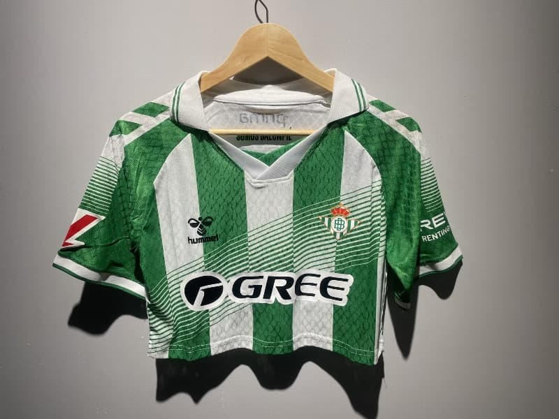 AAA(Thailand) Real Betis 26/27 Home Women Cropped Soccer Jersey