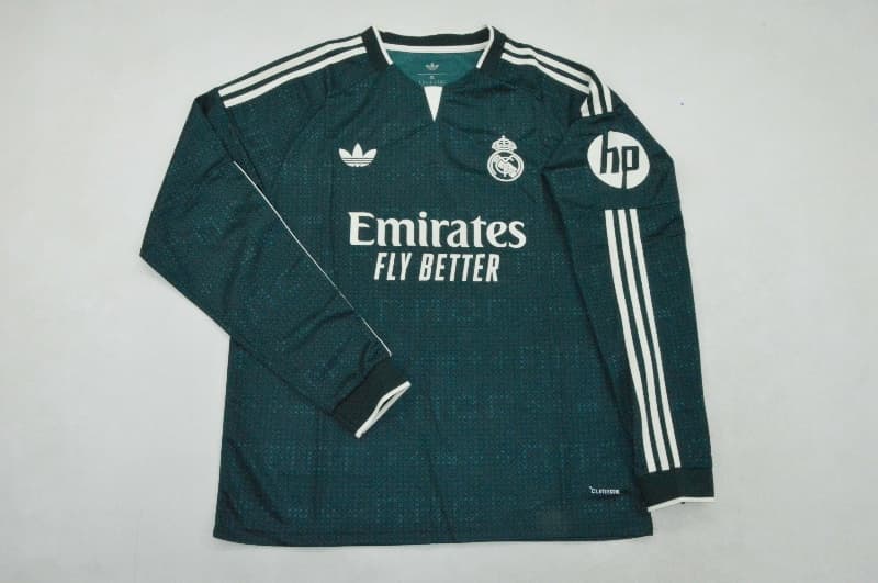 AAA(Thailand) Real Madrid 26/27 Away Long Sleeve Soccer Jersey