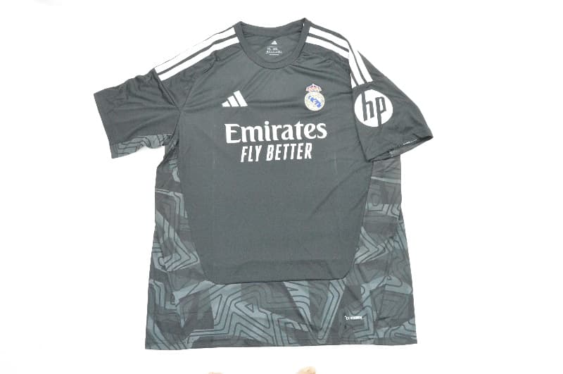 AAA(Thailand) Real Madrid 26/27 Goalkeeper Black Soccer Jersey AAA(Thailand) Real Madrid 26/27 Goalkeeper Black Soccer Jersey