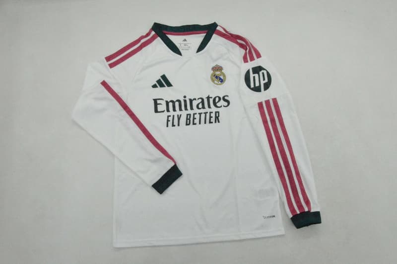 AAA(Thailand) Real Madrid 26/27 Home Long Sleeve Soccer Jersey (Leaked) AAA(Thailand) Real Madrid 26/27 Home Long Sleeve Soccer Jersey (Leaked)