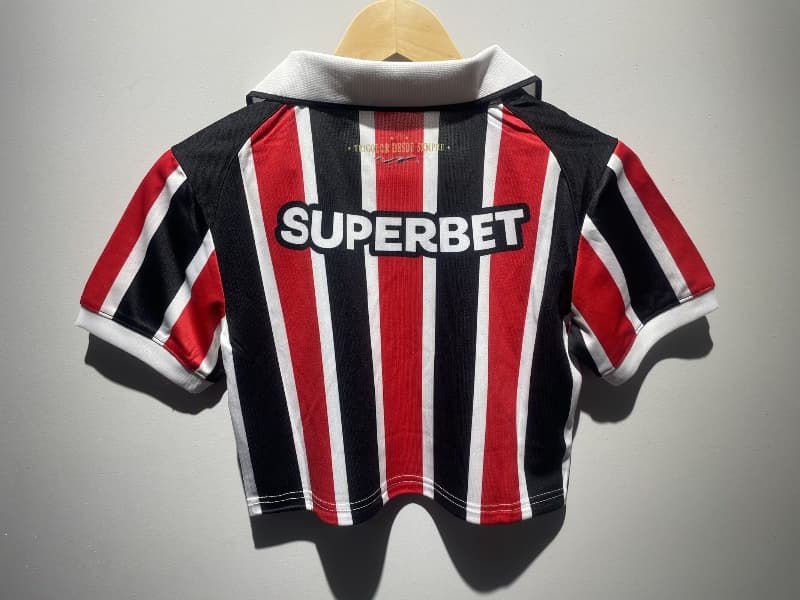 AAA(Thailand) Sao Paulo 2026 Away Women Cropped Soccer Jersey