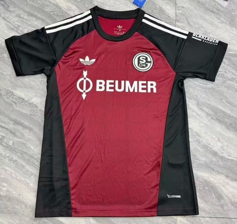 AAA(Thailand) Schalke 04 26/27 Goalkeeper Red Soccer Jersey AAA(Thailand) Schalke 04 26/27 Goalkeeper Red Soccer Jersey