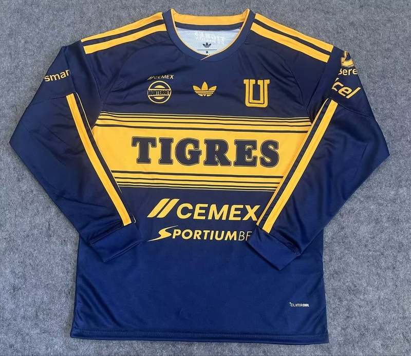 AAA(Thailand) Tigres UANL 26/27 Away Long Sleeve Soccer Jersey