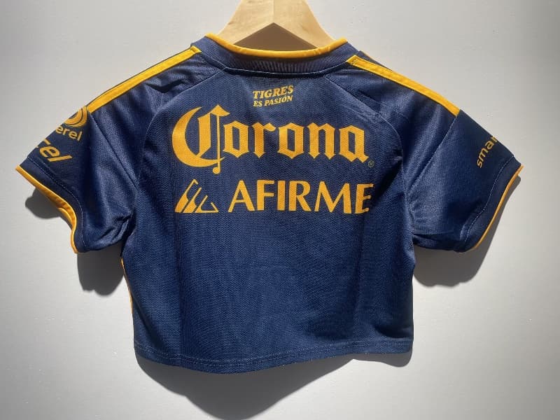 AAA(Thailand) Tigres UANL 26/27 Away Women Cropped Soccer Jersey
