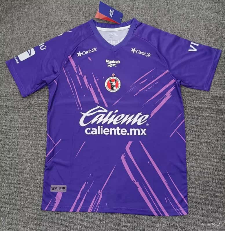 AAA(Thailand) Tijuana 26/27 Goalkeeper Purple Soccer Jersey