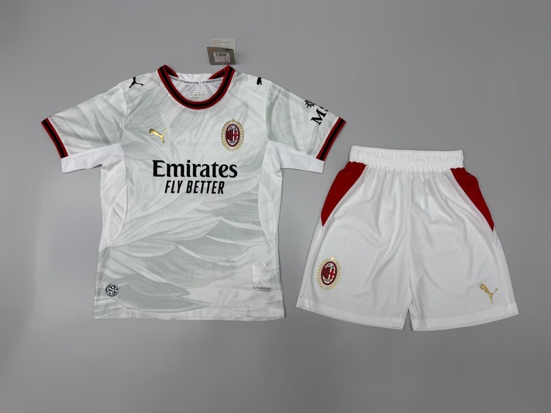 AC Milan 26/27 Kids Away Soccer Jersey And Shorts (Player) AC Milan 26/27 Kids Away Soccer Jersey And Shorts (Player)