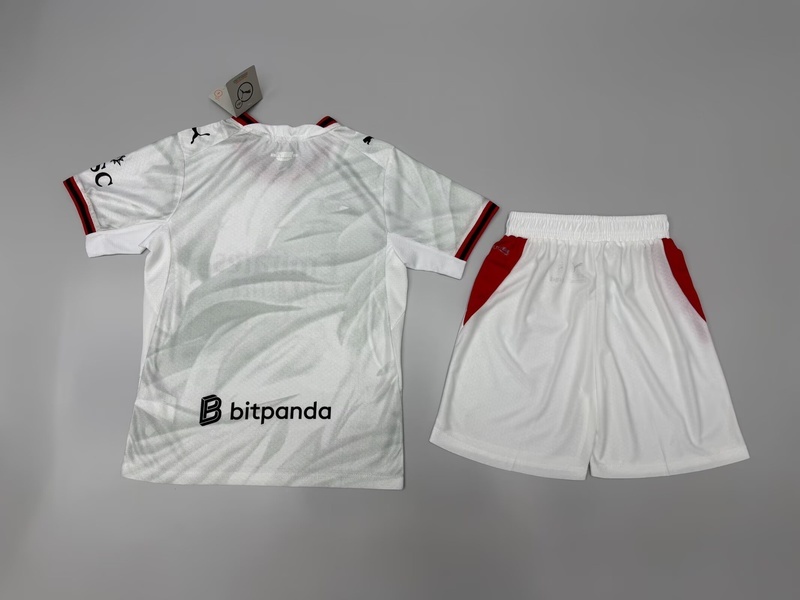 AC Milan 26/27 Kids Away Soccer Jersey And Shorts (Player)