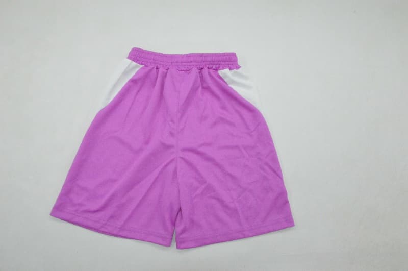 AC Milan 26/27 Kids Goalkeeper Purple Soccer Jersey And Shorts