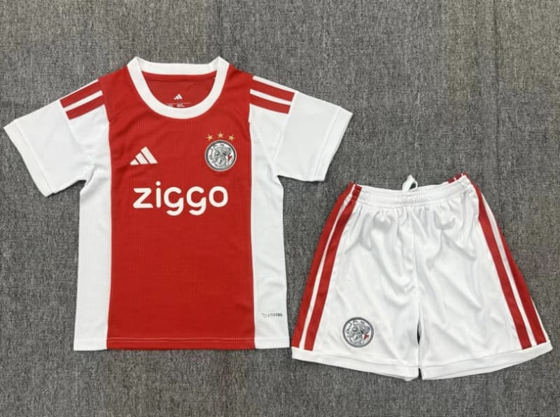 Ajax 26/27 Kids Home Soccer Jersey And Shorts