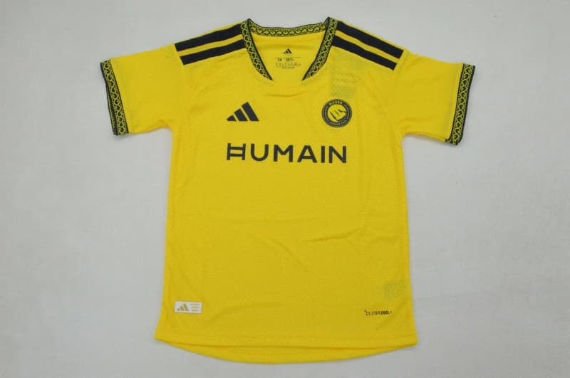 Al Nassr FC 26/27 Kids Home Soccer Jersey And Shorts (Player)