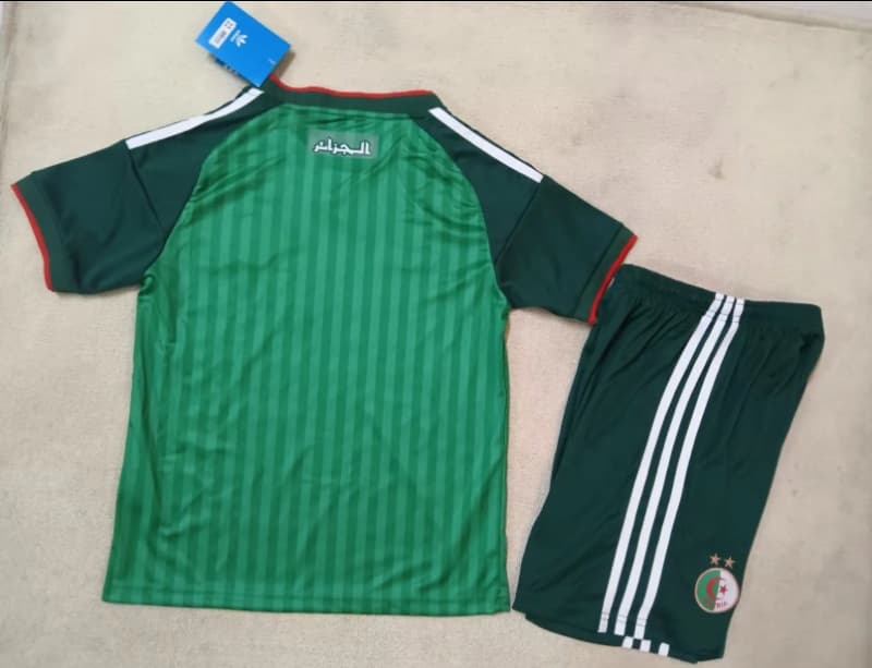 Algeria 2026 Kids World Cup Away Soccer Jersey And Shorts