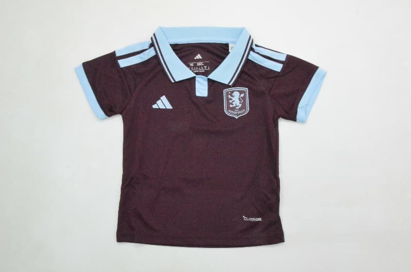 Aston Villa 26/27 Kids Home Soccer Jersey And Shorts