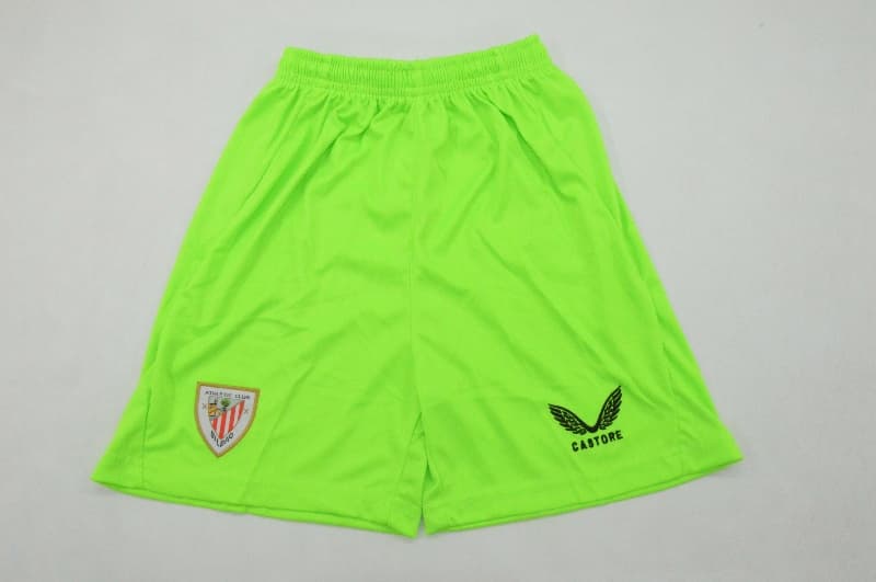 Athletic Bilbao 26/27 Kids Goalkeeper Green Soccer Jersey And Shorts