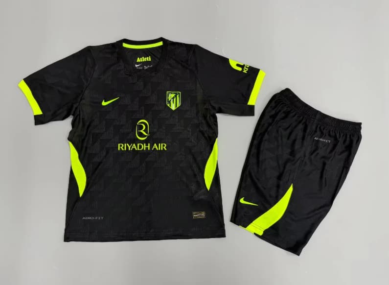 Atletico Madrid 26/27 Kids Away Soccer Jersey And Shorts (Player) Atletico Madrid 26/27 Kids Away Soccer Jersey And Shorts (Player)