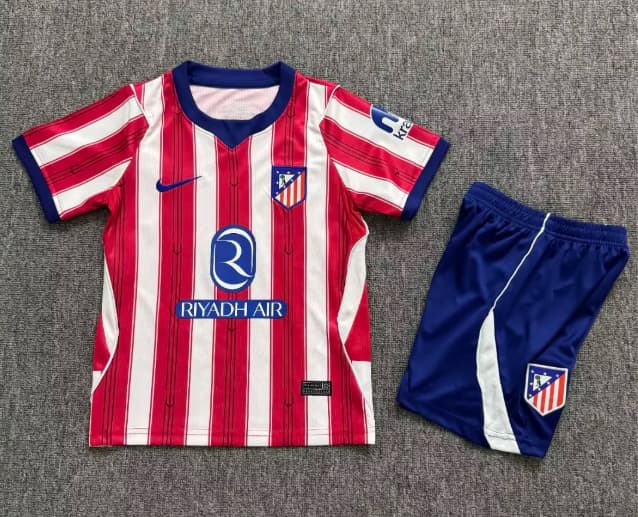 Atletico Madrid 26/27 Kids Home Soccer Jersey And Shorts