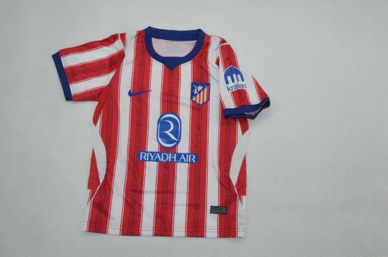 Atletico Madrid 26/27 Kids Home Soccer Jersey And Shorts