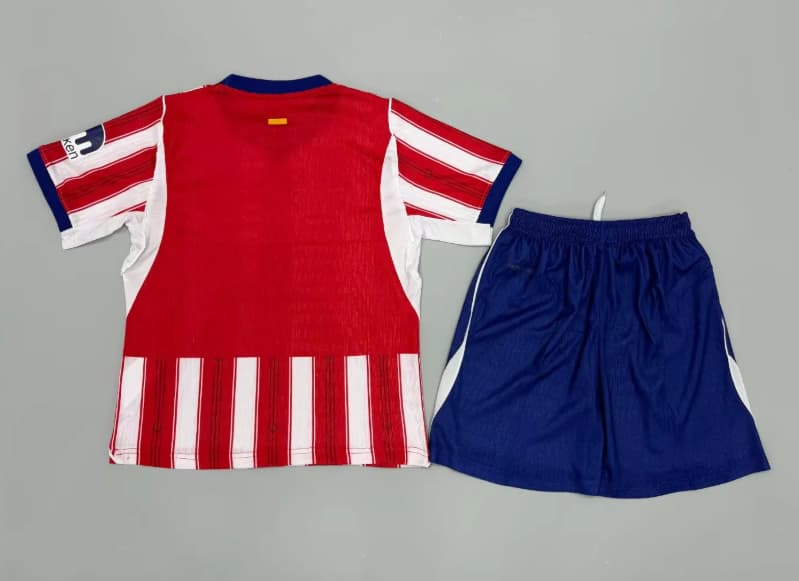 Atletico Madrid 26/27 Kids Home Soccer Jersey And Shorts (Player)