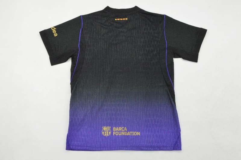 Barcelona 26/27 Kids Away Soccer Jersey And Shorts (Player)