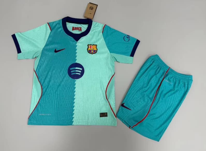 Barcelona 26/27 Kids Third Soccer Jersey And Shorts (Player) Barcelona 26/27 Kids Third Soccer Jersey And Shorts (Player)