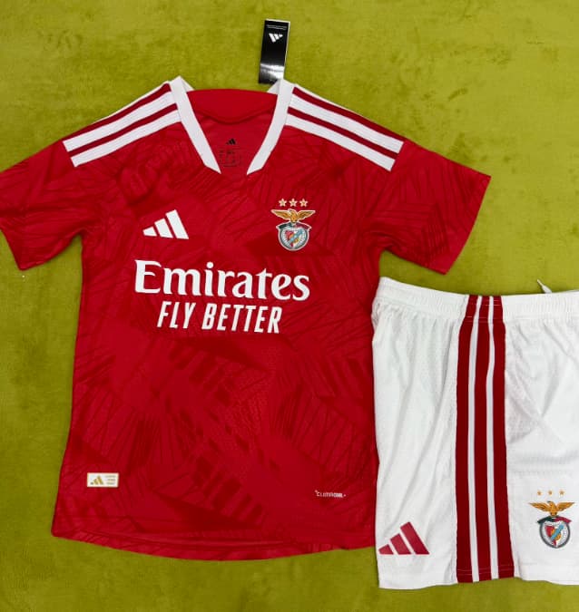 Benfica 26/27 Kids Home Soccer Jersey And Shorts (Player) Benfica 26/27 Kids Home Soccer Jersey And Shorts (Player)