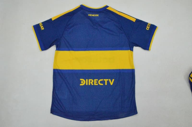 Boca Juniors 2026 Kids Home Soccer Jersey And Shorts (Player)