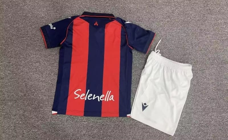 Bologna 26/27 Kids Home Soccer Jersey And Shorts