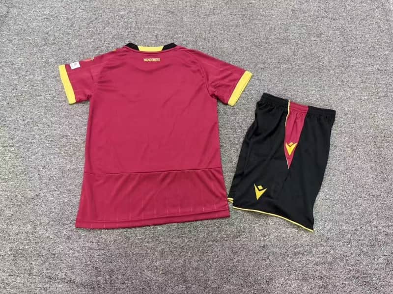 Bolton Wanderers 26/27 Kids Away Soccer Jersey And Shorts