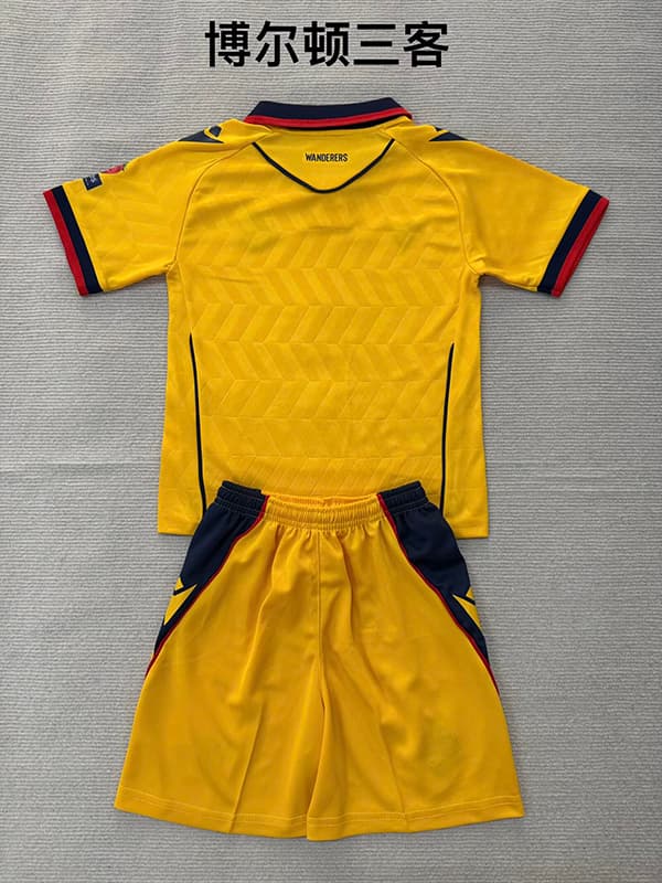Bolton Wanderers 26/27 Kids Third Soccer Jersey And Shorts