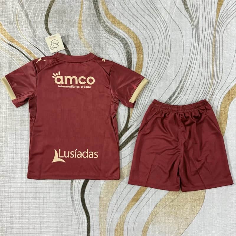 Braga 26/27 Kids Away Soccer Jersey And Shorts