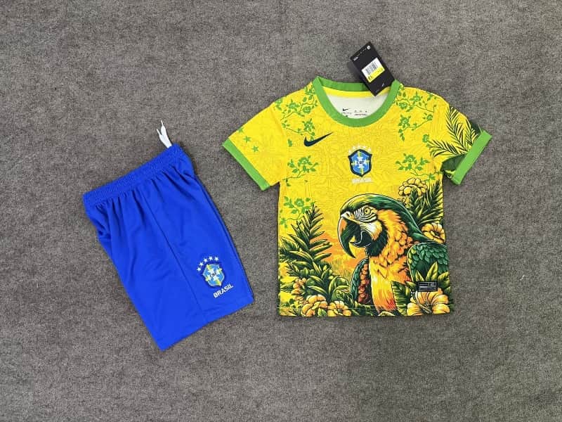 Brazil 2026 Kids Special Soccer Jersey And Shorts Brazil 2026 Kids Special Soccer Jersey And Shorts