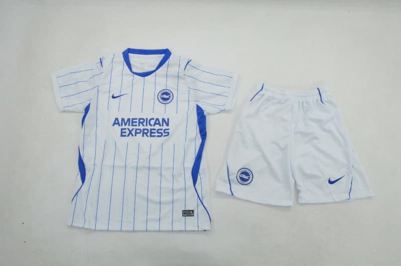 Brighton 26/27 Kids Away Soccer Jersey And Shorts