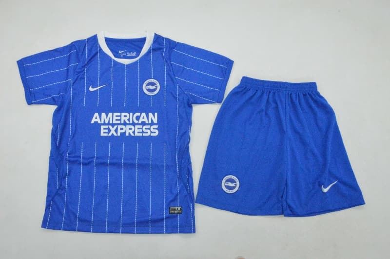 Brighton 26/27 Kids Home Soccer Jersey And Shorts