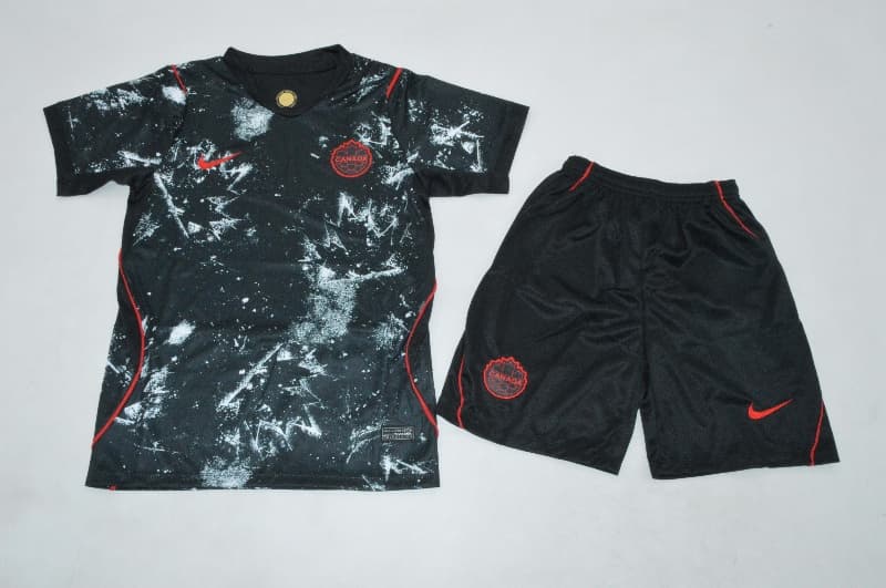 Canada 2026 Kids World Cup Away Soccer Jersey And Shorts Canada 2026 Kids World Cup Away Soccer Jersey And Shorts
