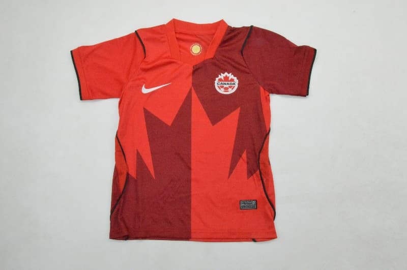 Canada 2026 Kids World Cup Home Soccer Jersey And Shorts