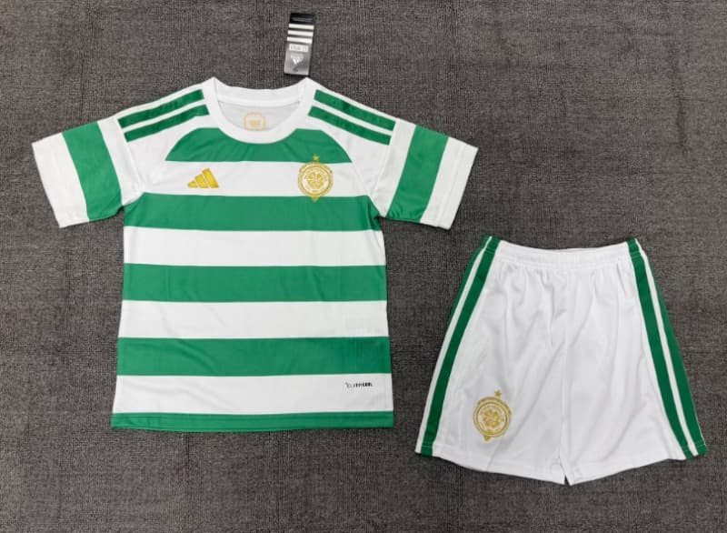 Celtic 26/27 Kids Home Soccer Jersey And Shorts Celtic 26/27 Kids Home Soccer Jersey And Shorts