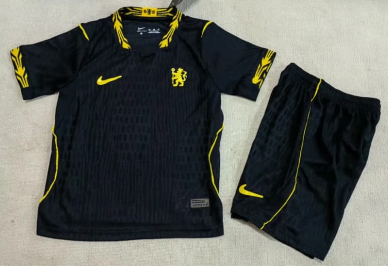 Chelsea 26/27 Kids Away Soccer Jersey And Shorts (Player) Leaked Chelsea 26/27 Kids Away Soccer Jersey And Shorts (Player) Leaked