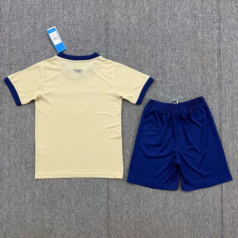 Club America 26/27 Kids 110th Anniversary Yellow Soccer Jersey And Shorts