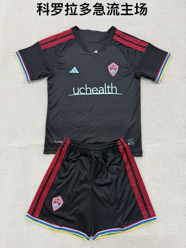 Colorado Rapids 2026 Kids Home Soccer Jersey And Shorts Colorado Rapids 2026 Kids Home Soccer Jersey And Shorts