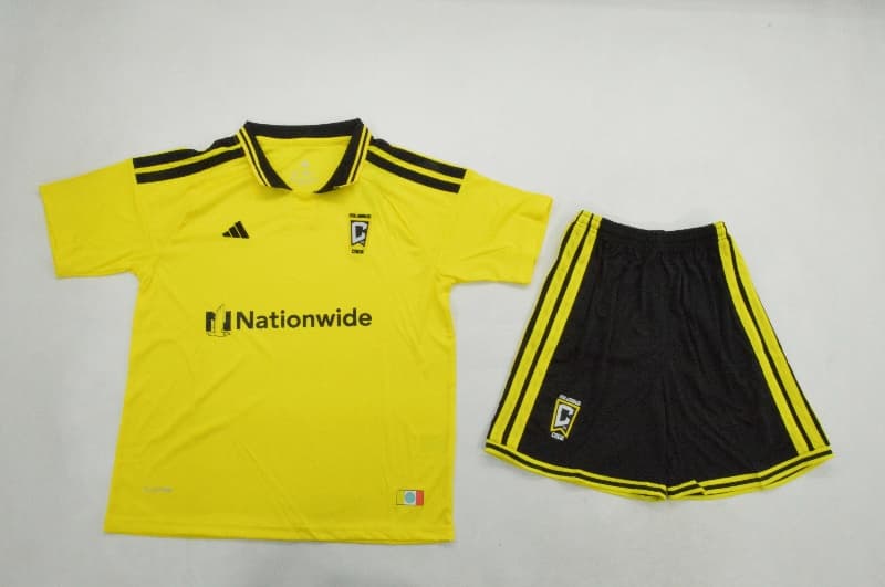 Columbus Crew 2026 Kids Home Soccer Jersey And Shorts Columbus Crew 2026 Kids Home Soccer Jersey And Shorts