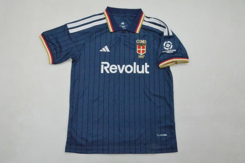 Como 26/27 Kids Home Soccer Jersey And Shorts