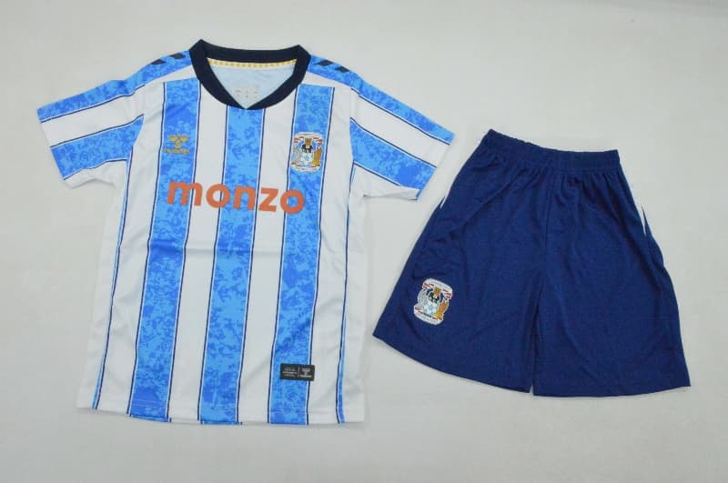 Coventry City 26/27 Kids Home Soccer Jersey And Shorts Coventry City 26/27 Kids Home Soccer Jersey And Shorts