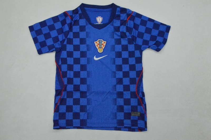 Croatia 2026 Kids World Cup Away Soccer Jersey And Shorts