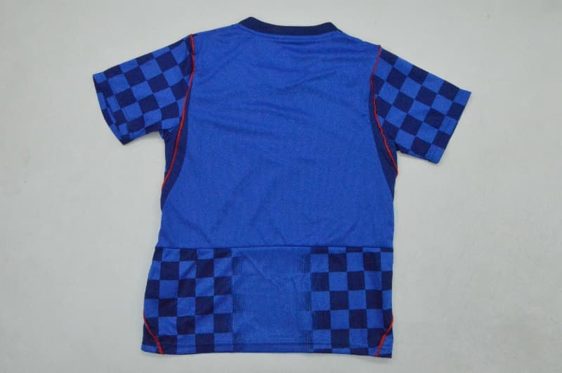 Croatia 2026 Kids World Cup Away Soccer Jersey And Shorts