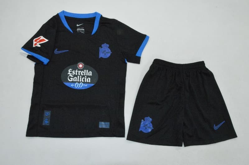 Deportivo La Coruna 26/27 Kids Away Soccer Jersey And Shorts Deportivo La Coruna 26/27 Kids Away Soccer Jersey And Shorts